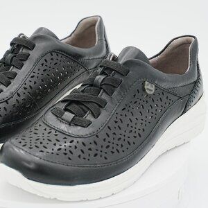 Earth Nimble Kaya Black Leather Comfort Sneakers Women’s 7.5